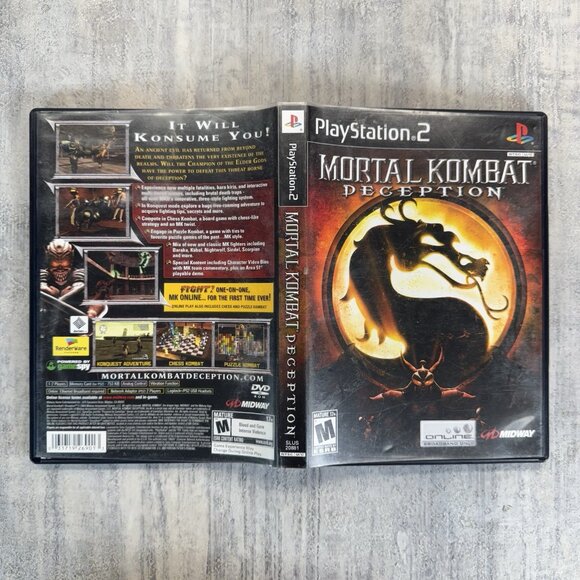 Mortal Kombat Deception (Sony PlayStation 2 PS2, 2004) CIB TESTED - Picture 5 of 5